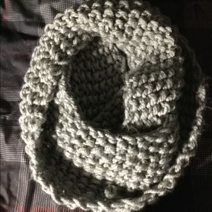 Hand knitted scarf